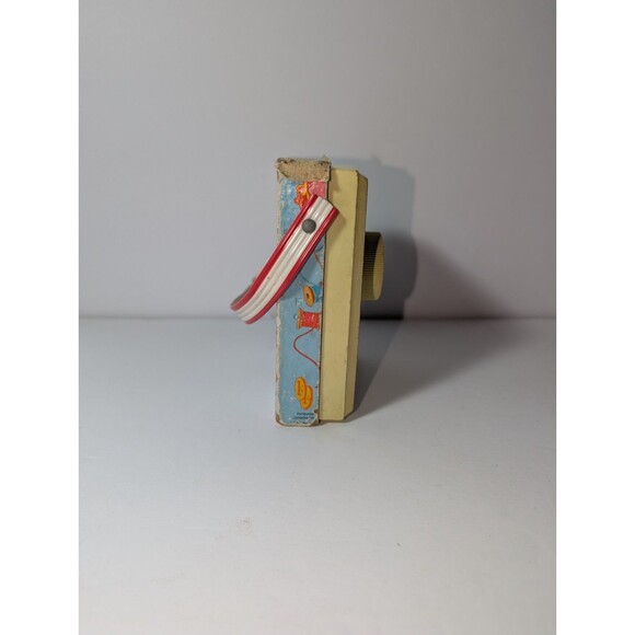 Vintage Fisher-Price Music Box Pocket Radio Pop Goes the Weasel No.773 Works - Picture 3 of 10